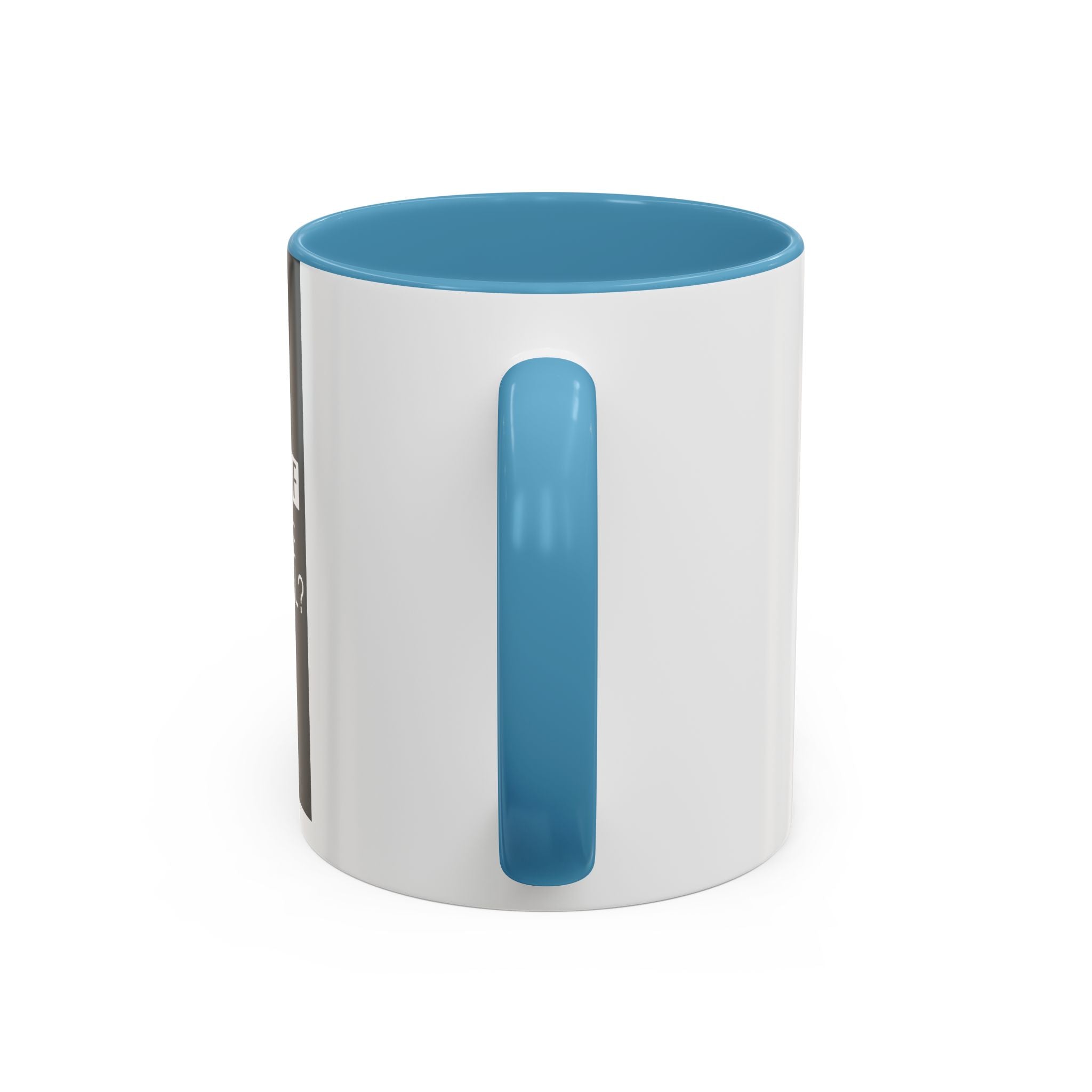 Accent Coffee Mug — "Would You Like to Buy a Vowel?" Crossword Joke Mug (Black Accent)