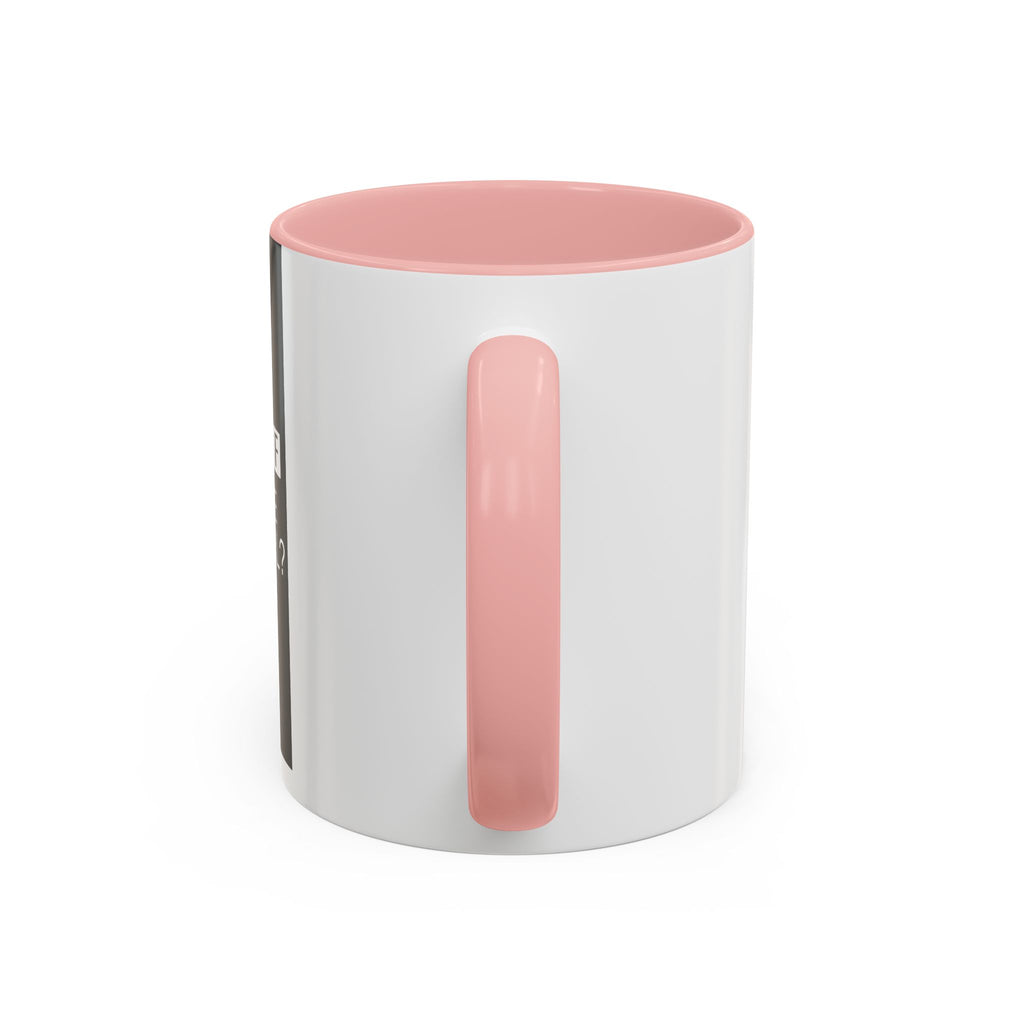 Accent Coffee Mug — "Would You Like to Buy a Vowel?" Crossword Joke Mug (Black Accent)