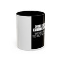Accent Coffee Mug — "Would You Like to Buy a Vowel?" Crossword Joke Mug (Black Accent)