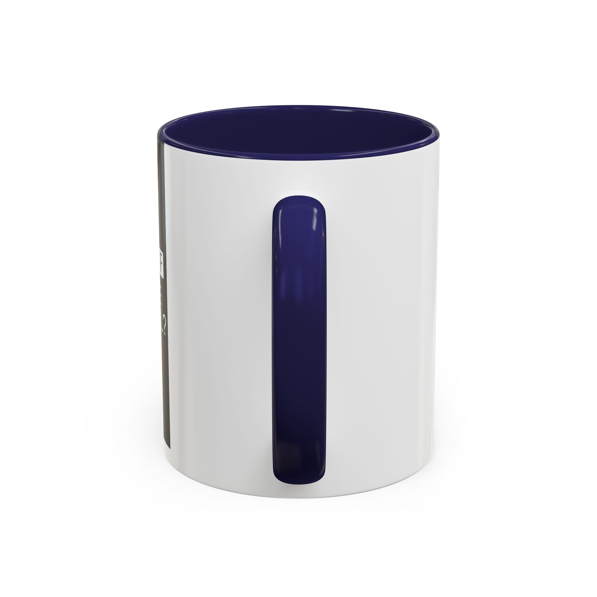 Accent Coffee Mug — "Would You Like to Buy a Vowel?" Crossword Joke Mug (Black Accent)
