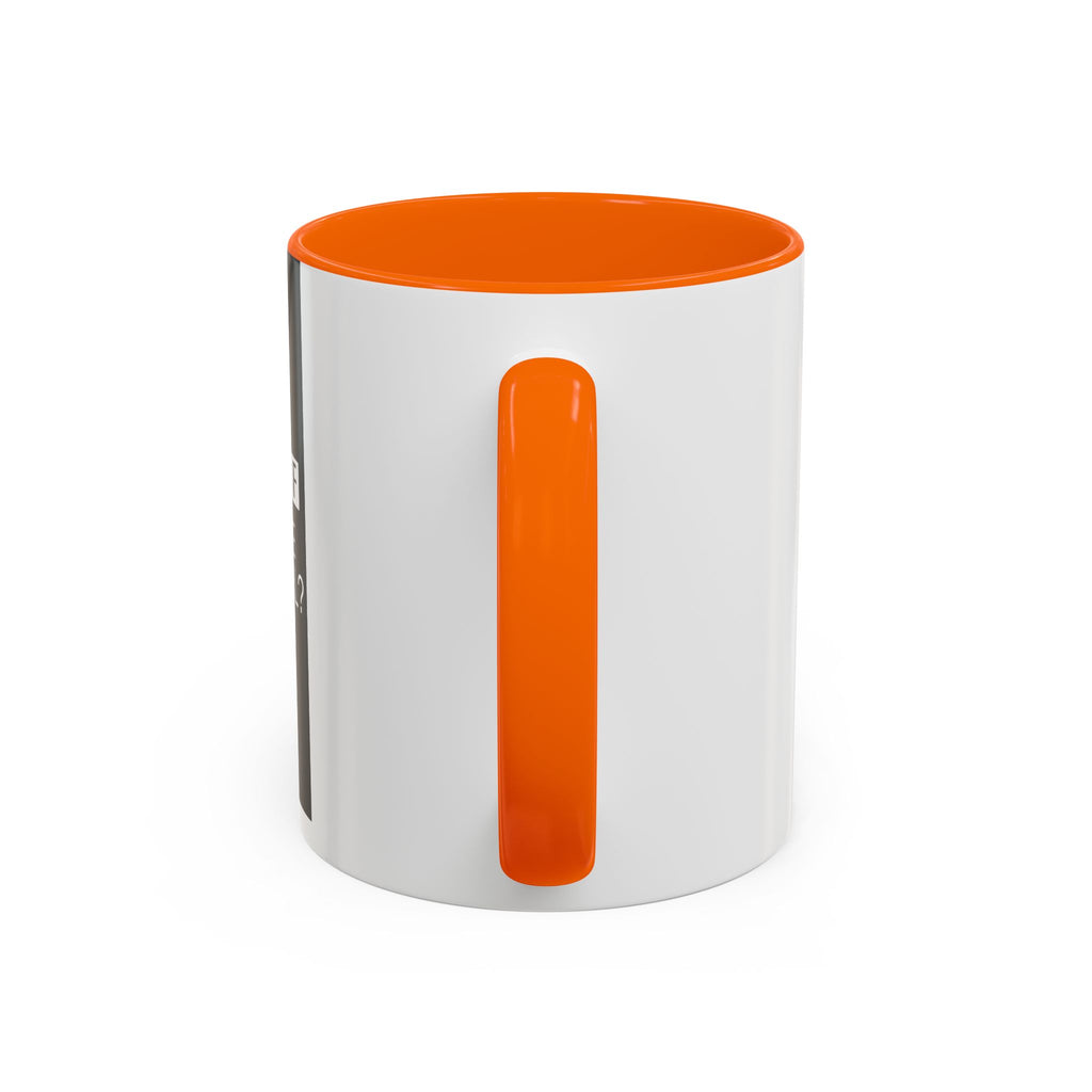 Accent Coffee Mug — "Would You Like to Buy a Vowel?" Crossword Joke Mug (Black Accent)