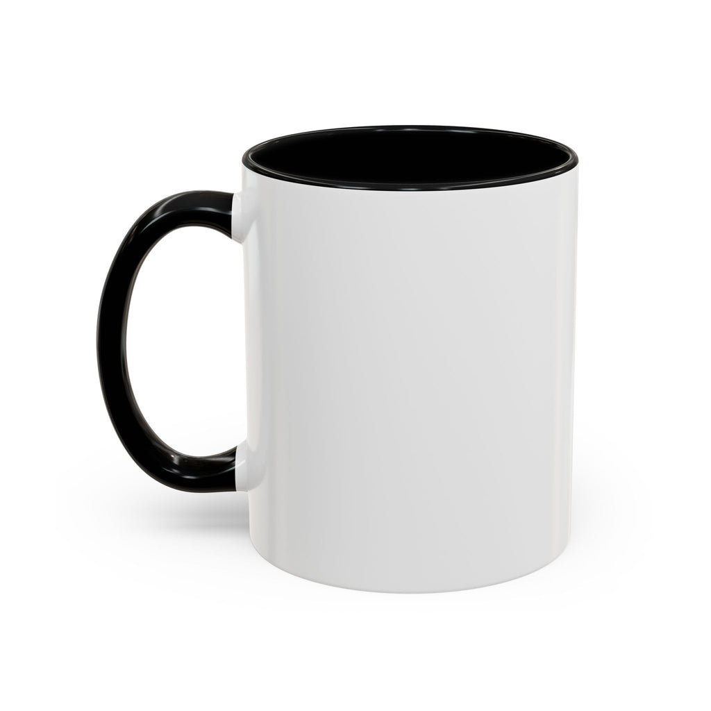 Accent Coffee Mug — "Would You Like to Buy a Vowel?" Crossword Joke Mug (Black Accent)