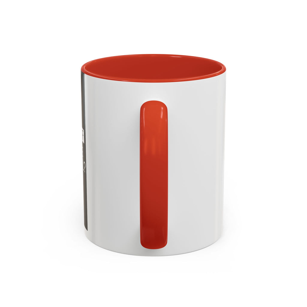 Accent Coffee Mug — "Would You Like to Buy a Vowel?" Crossword Joke Mug (Black Accent)
